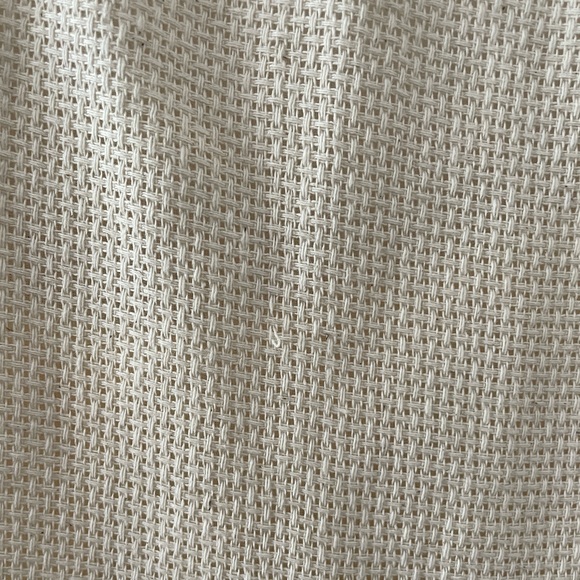 Laude the Label x Madewell Cross Back Minimalist Tank Top Ivory Cream Small - Picture 6 of 11